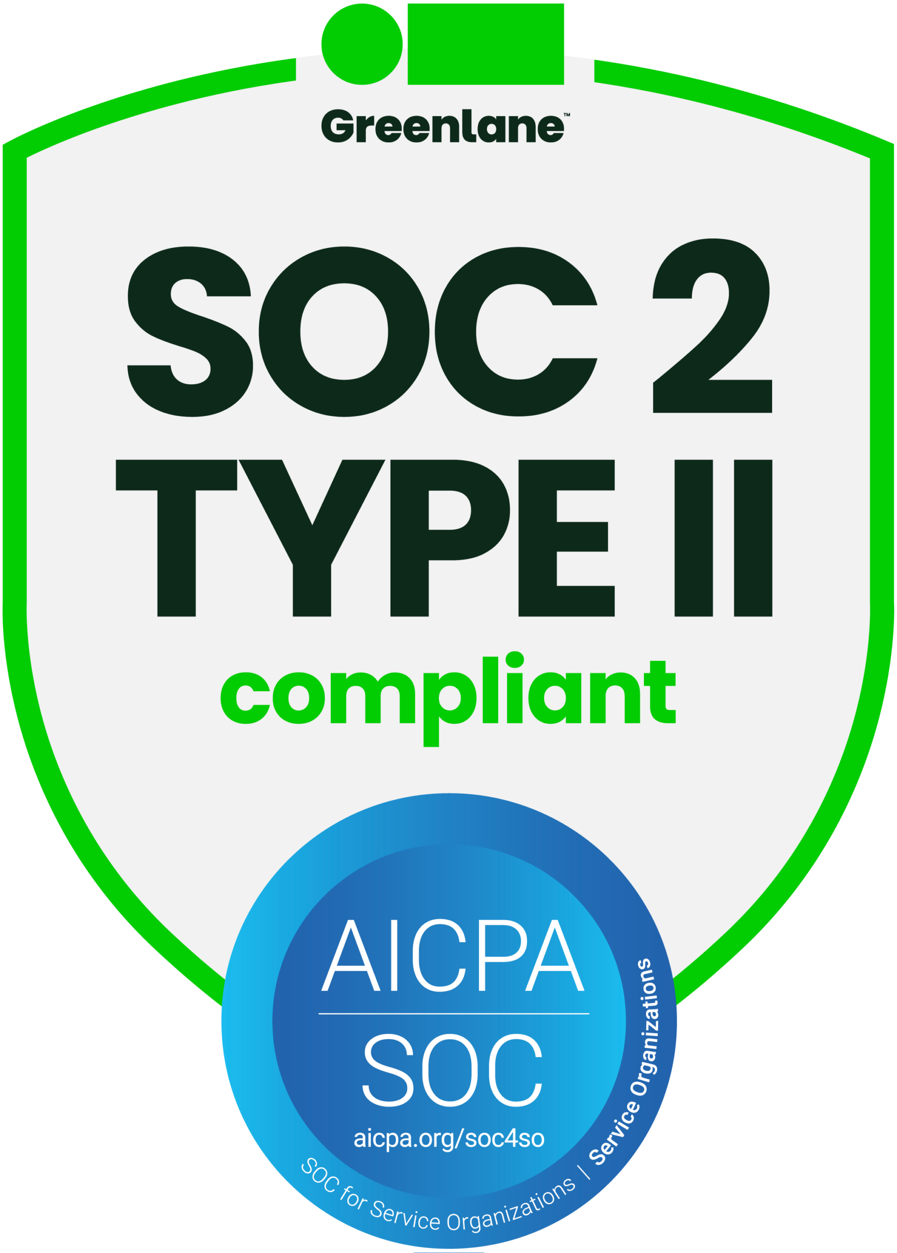 SOC 2 Type II compliant badge