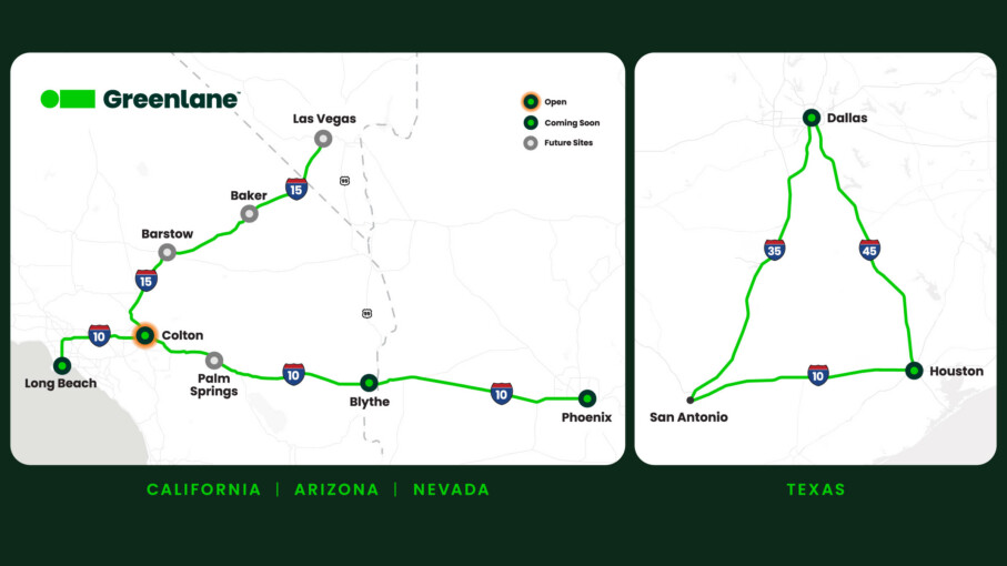 Greenlane Extended network to Texas